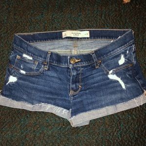 Abercrombie and Fitch jean shorts. Size 6
